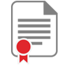 smaller certified mortgage document icon
